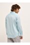 Men's Light Blue Tailored Fit Solid Formal Shirt For Every Occasion - 6