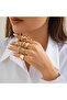 Vita 10 Pieces Gold Ring Set - 3