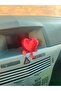 "Heart Watching Us Sitting Love" Heart Torpedo Ornament Car Accessories - 4
