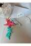 Handmade Special Design Bag Ornament Polymer Clay Charm Bag Accessory Seahorse Koi Fish Sea Star - 3