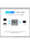 2-Port HDMI Bi-Direction Switcher Silver - 7