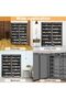 Fabric Shoes Rack Cabinet Closet Shoe Storage Organizer with Cover - 6