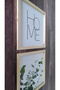 Living Room, Eucalyptus Home Written Wooden Framed Painting Set - 3