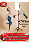 Led Video Light Panel With Tripod Stand And Remote Ultra-thin Borderless Photography Lightning Kit