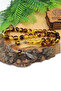 Yellow Black Fossil Alpaca Tasseled Sphere Cut Powder Amber Prayer Beads 201024093 - 5