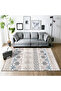 Rectangular Soft Touch Carpet Multicolour 140 x 202cm