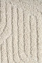 Non-Slip Base Moopy Oval Cream Curly Soft Soft Woven Floor Carpet Living Room Carpet Lp1003A_Krem - 4