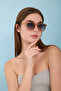 Arancıa Unisex Nude Mink Honey Blue Sunglasses - 3