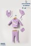 Baby Girl Newborn 5-Piece Hospital Discharge Set with Lace Detailed Laura Hat - 6