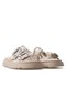 Women's Stone Detailed Daily Slippers 25Y 25Y342 Z Beige - 5