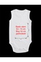 Cotton No Problem Dedem Will Handle Printed Combed Cotton Baby Bodysuit with Snap Fasteners Badi Zıbın Sydh119 - 3