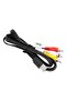 Magicvoice Mv-6596 Black 1.2 Meters USB to 3 Rca Av Video and Audio Converter Cable - 2
