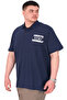 Mode XL Large Size Men's T-Shirt Polo Neck Yourself U25310 Indigo - 4