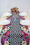 Geometric Floral Pattern Runner (45*170) - 3