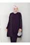 Honeycomb Fabric Women's Mom Suit with Striped Stone Pants - 7