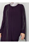 Honeycomb Fabric Women's Mom Suit with Striped Stone Pants - 8