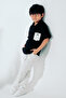 Boy's 2 Piece Set Jogger Pants Muslin Top Set