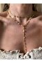 Gold Enamel Butterfly and Heart Y Necklace