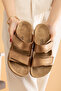 Women's Flexible Soft Adjustable Velcro Slide Comfortable Comfort Anatomical Slippers - 2
