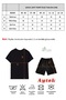 Set of 2 Printed Girls' Cotton Shorts Tshirt Suit Kuromi Hkitty 5 6 7 8 9 10 11 12 13 14 Years T-Shirt - 2