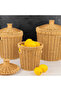 Rattan 3-Piece Potato Onion Garlic Basket - 2