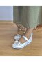 White Flat Ballerina Girl's Shoes Non-Slip Sole