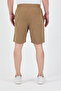 Men's Mink Relaxed Fit Linen Shorts & Bermuda - 6