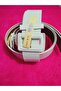Snake Printed Wide, Buckle Faux Leather Belt Average Length 95 cm Width 6 cm