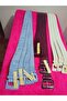 Snake Printed Wide, Buckle Faux Leather Belt Average Length 95 cm Width 6 cm - 5