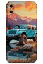 iPhone XS Compatible Car Patterned Phone Case + Screen Protector - 5758