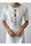 Wera stone bow detailed dress - 6