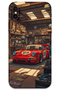 iPhone X Compatible Car Patterned Phone Case + Screen Protector - 5759