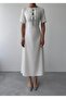 Wera stone bow detailed dress - 2