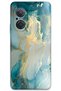 حافظة هاتف بنمط رخامي متوافقة مع هاتف Huawei Nova 9 SE + واقي شاشة - 5814