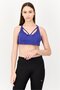 Women Sportswear Fit Padded Sports Bra, Blue