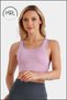 Women's Lilac Color Sports Bra with Pad Lycra Supportive Water Sports Running Fitness Dance Sports Bra