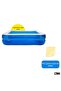 Rectangular Inflatable Outdoor Pool, 200x150x50 Cm, Blue/White - 4