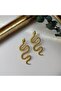Big snake earrings