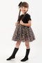 Leopard Print Girl Short Sleeve Birthday Party Dress - 4