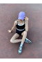 Adjustable Basic Unisex Lilac Plain Sports Hat - 3