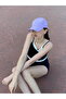 Adjustable Basic Unisex Lilac Plain Sports Hat - 8