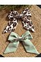 2-Piece Duck Linen Automatic Clip Bow Buckle - 2