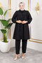 Buttoned Double Suit Tsd250172 Black - 4