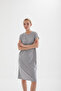 Women's Relaxed Cut Biscuit Neck Combed Cotton Dress - 3