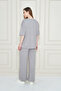 Women's Plain Oversize Modal Fabric Short Sleeve Tracksuit Set - 8