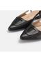 Large Size Women's Genuine Leather Shoes 41-42-43-44-Black Leather - 4