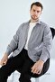 Men's Shirt Cotton Ribbed Soft Comfortable Long Sleeve Men's Shirt