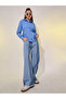 Solid Side Waist Drawstring Regular Fit Shirt - 2