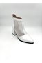 Women's Summer Boots (Mesh) Genuine White Leather - 3
