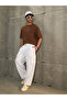 Mid Rise Regular Fit Pants with Side Pockets - 8